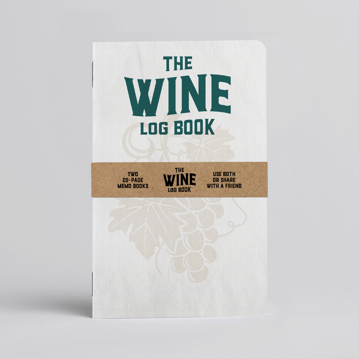 Wine Log Book - Two 20-page Books