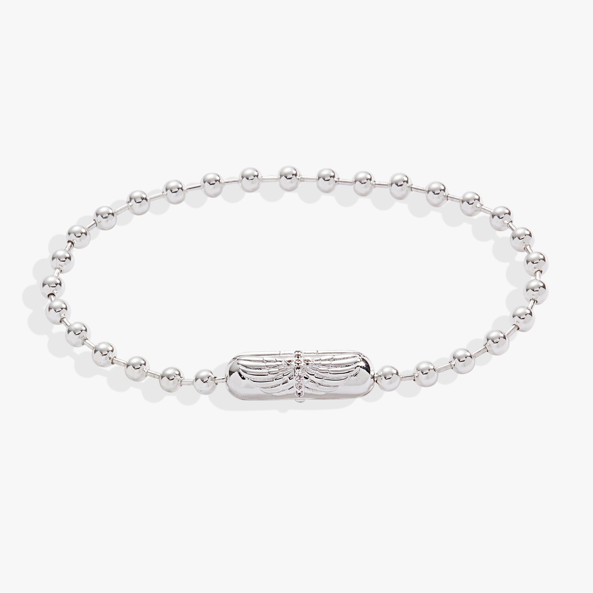Wings With Cross Barrel Closure Bracelet