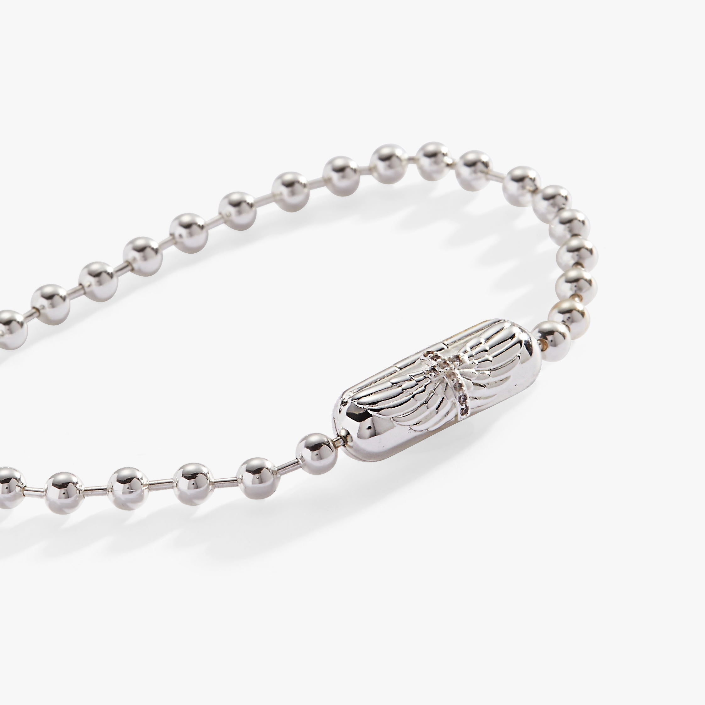 Wings With Cross Barrel Closure Bracelet