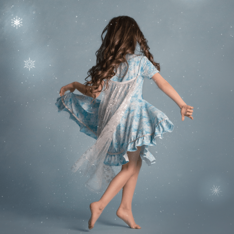 Winter Princess Twirl Dress