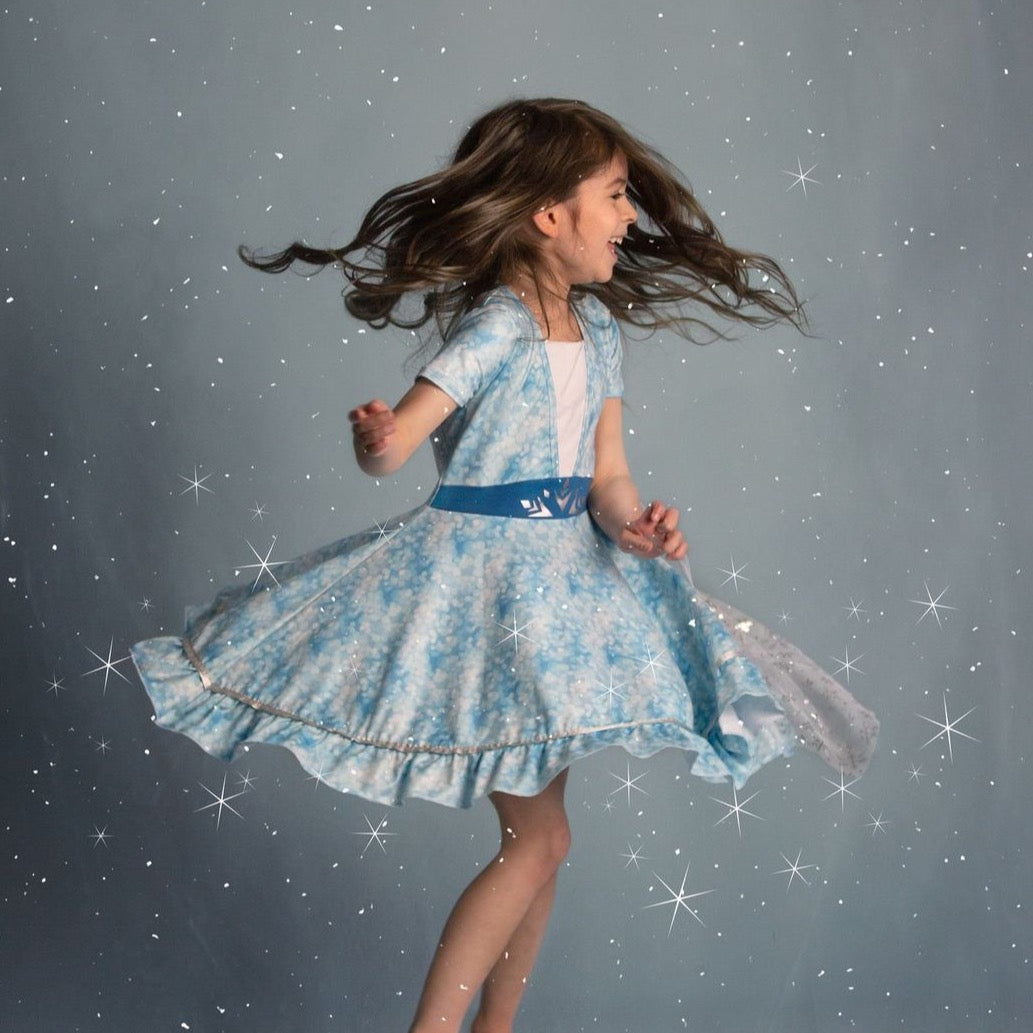 Winter Princess Twirl Dress