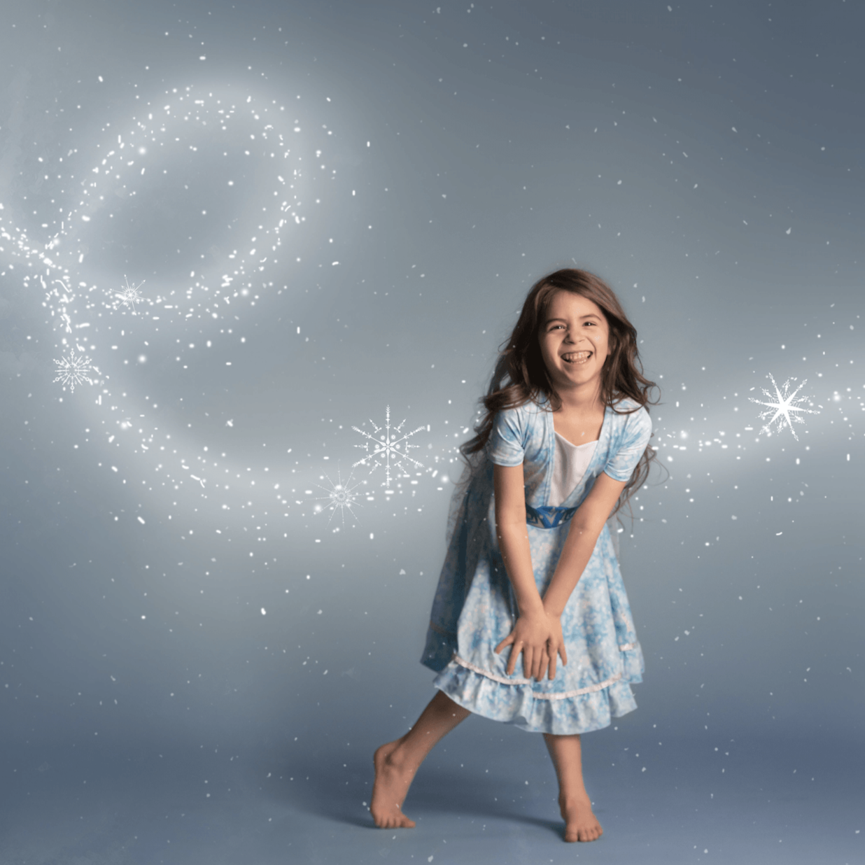 Winter Princess Twirl Dress