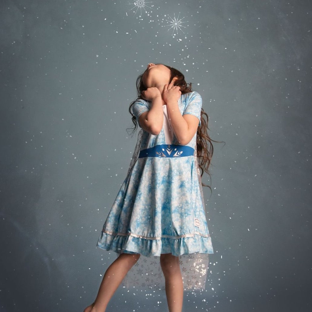 Winter Princess Twirl Dress
