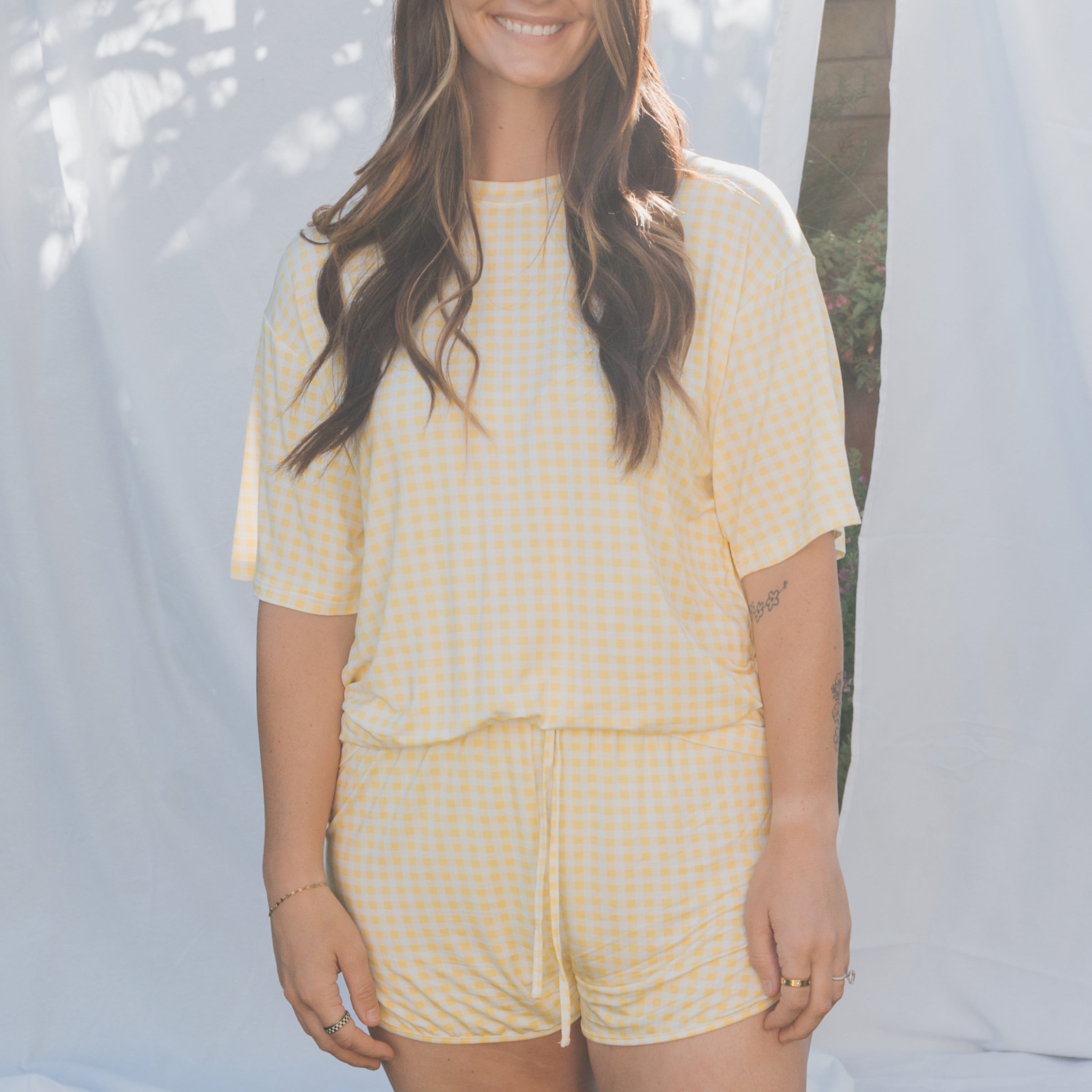 Women's Bamboo Short Set | Citron