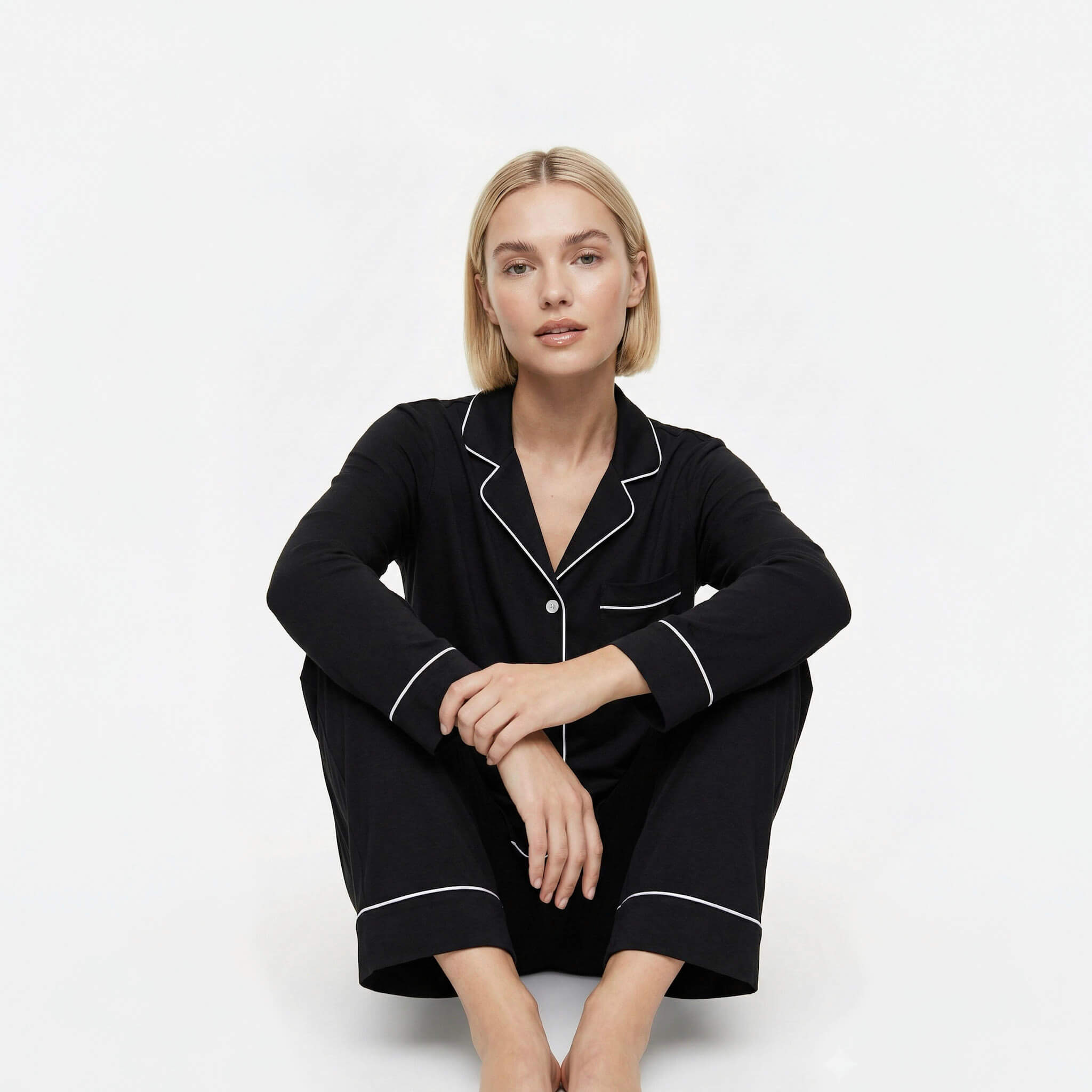 Tencel Modal Long Sleeve Pajama Set