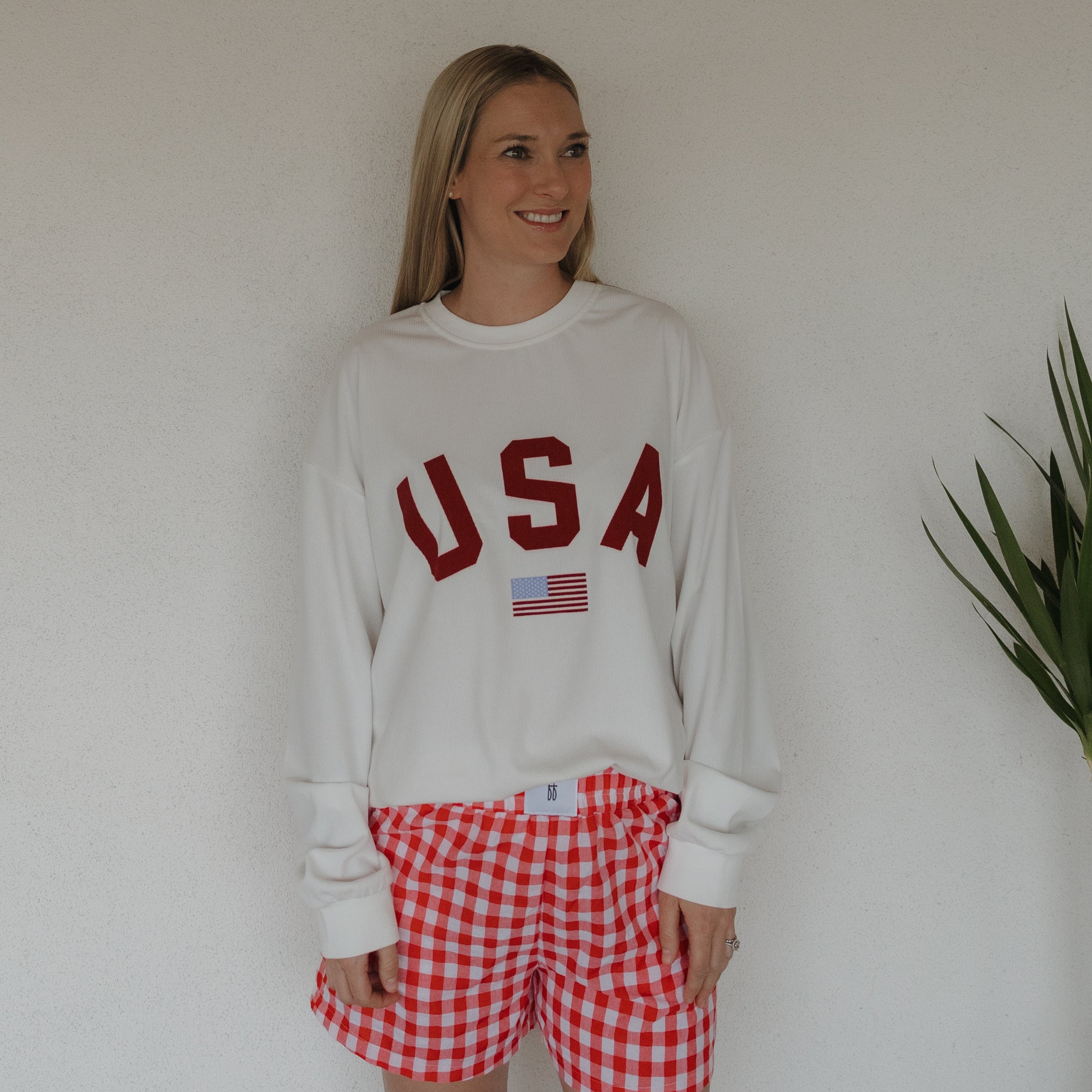 Women's Boxer Shorts | Scarlet Gingham