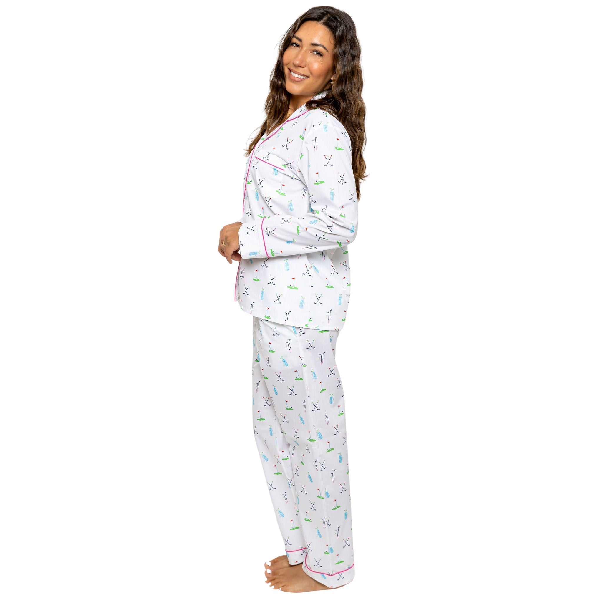 Women's Golf Long Pj Set