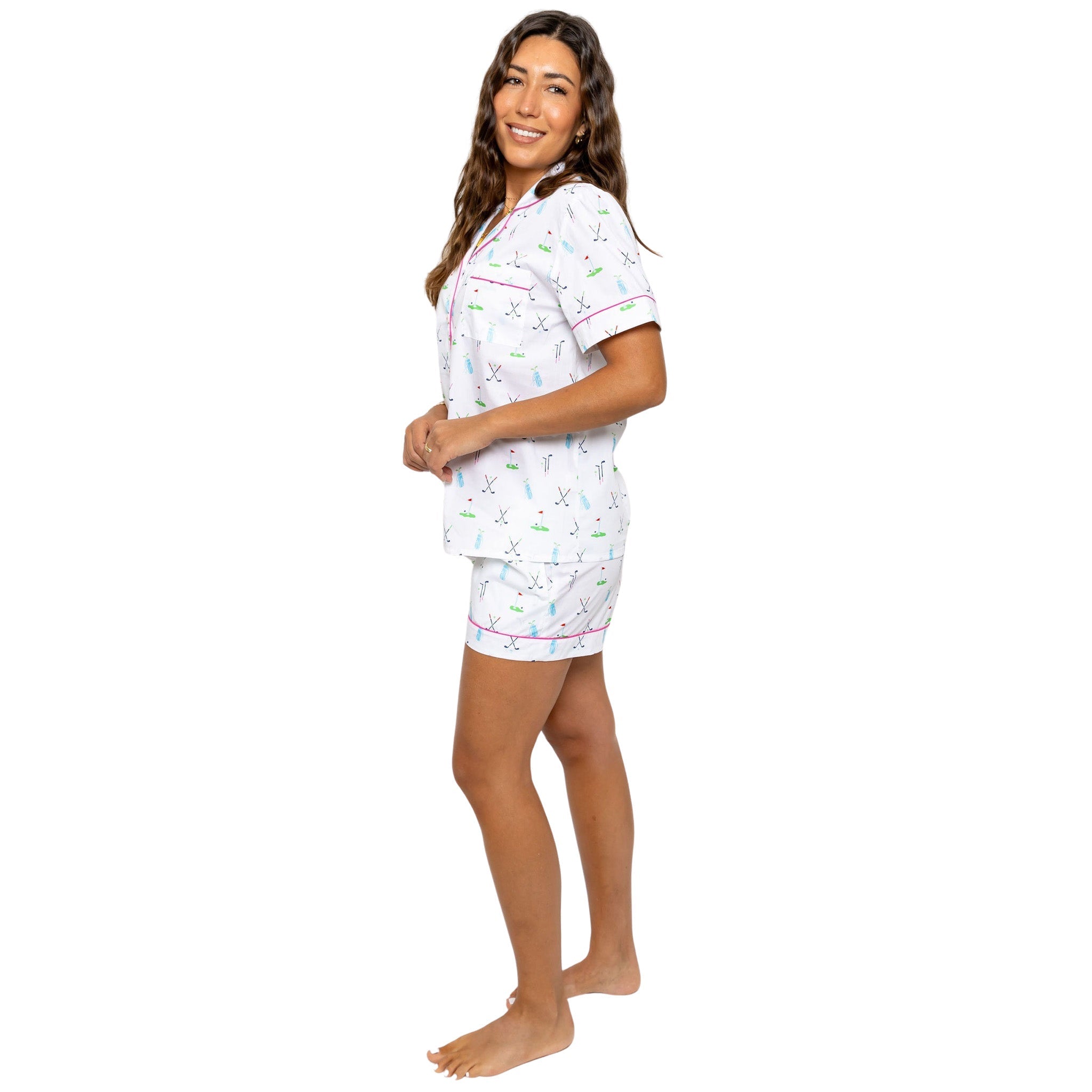 Women's Golf Short Pj Set