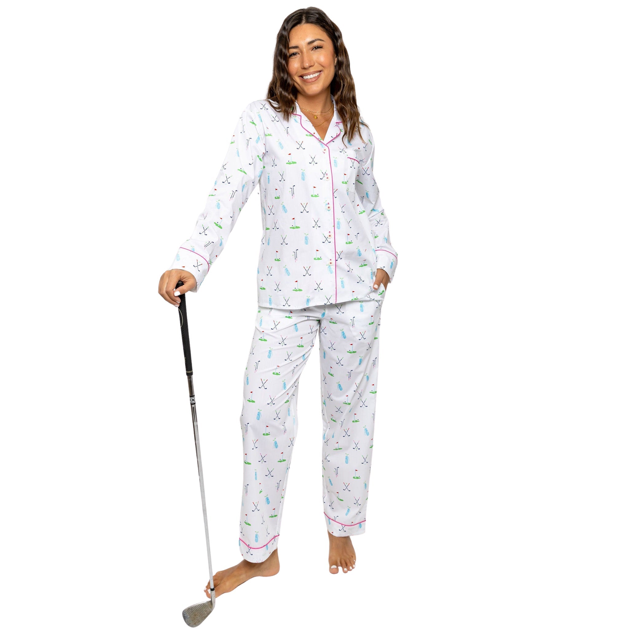 Women's Golf Long Pj Set