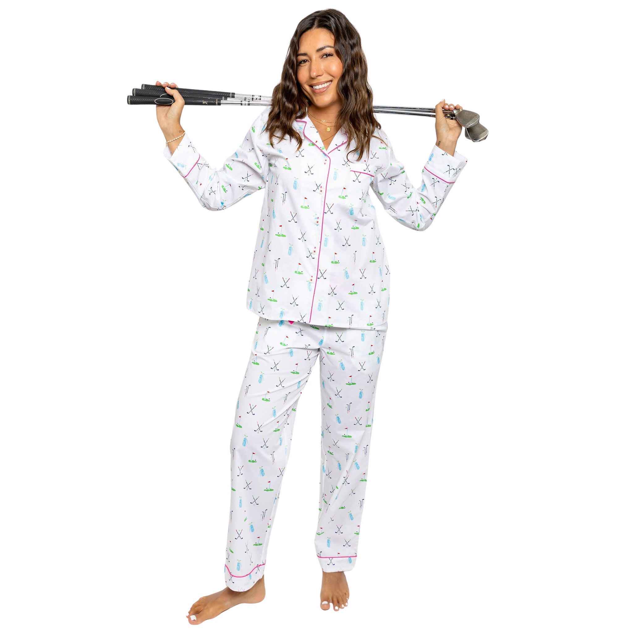 Women's Golf Long Pj Set