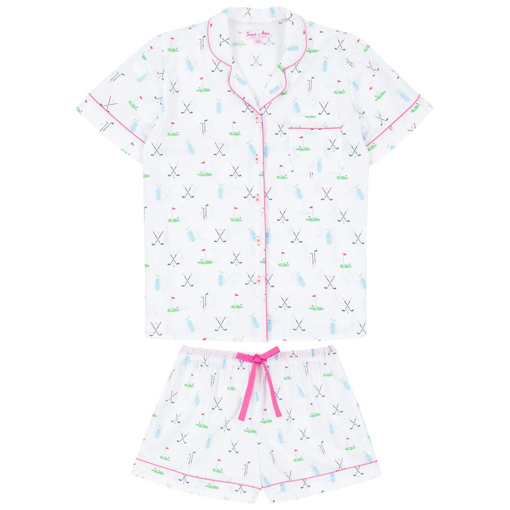 Women's Golf Short Pj Set