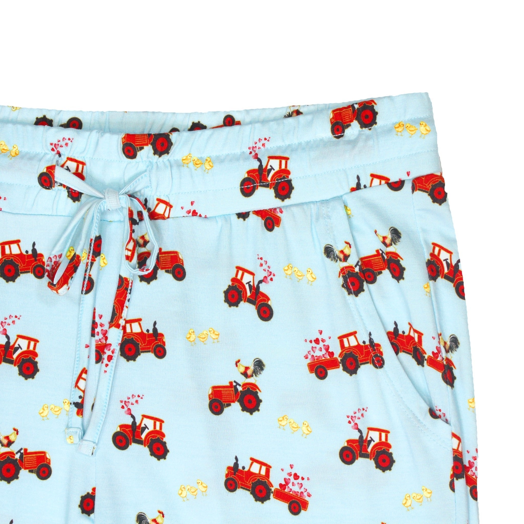 Farm Friends With Red Tractors Women's Jogger Style Pj Pants