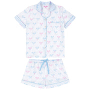 Women's Tennis Bows Short Pj Set