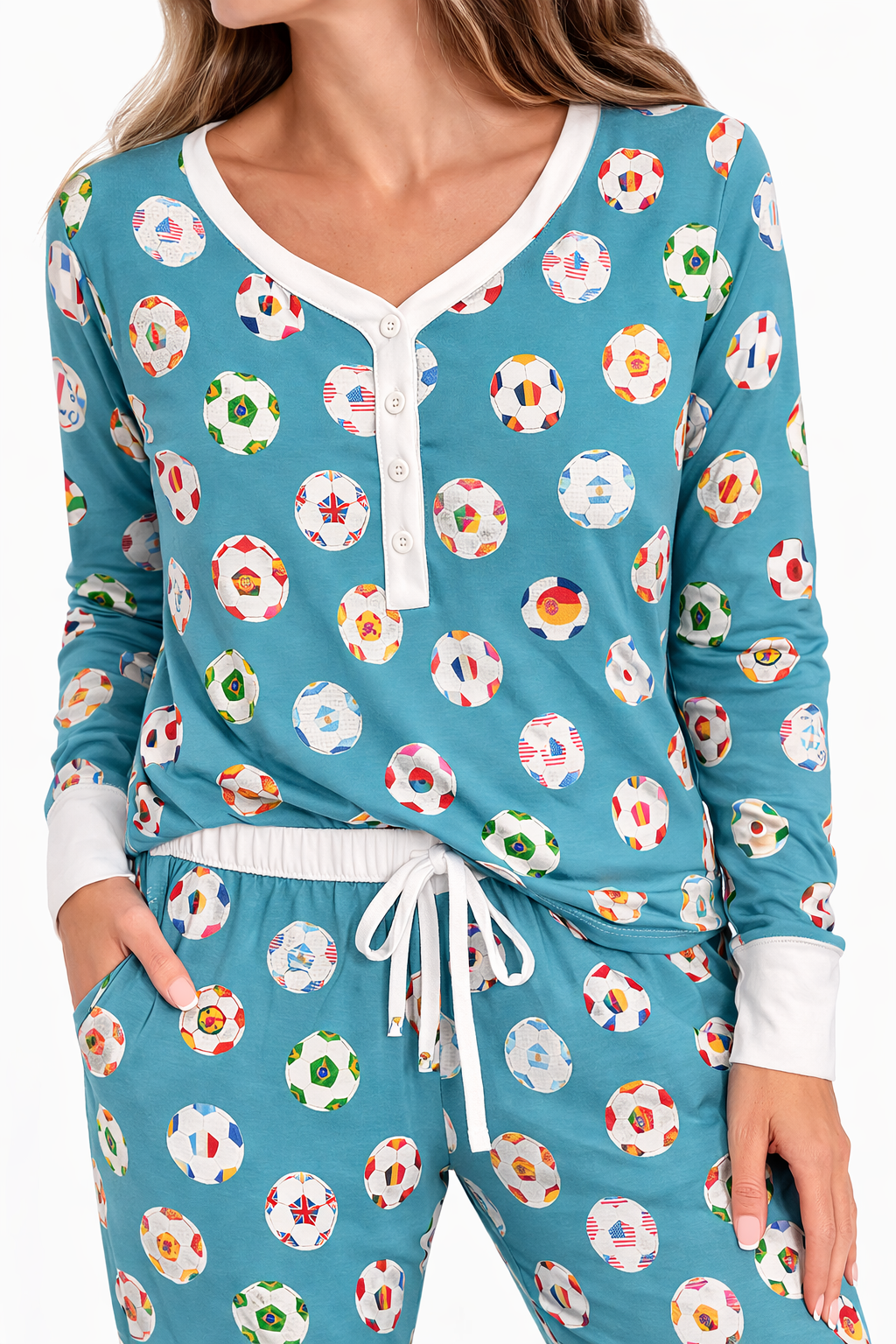 First Soccer Outfit Women's Bamboo Pajama Set | Soft Soccer Pajamas
