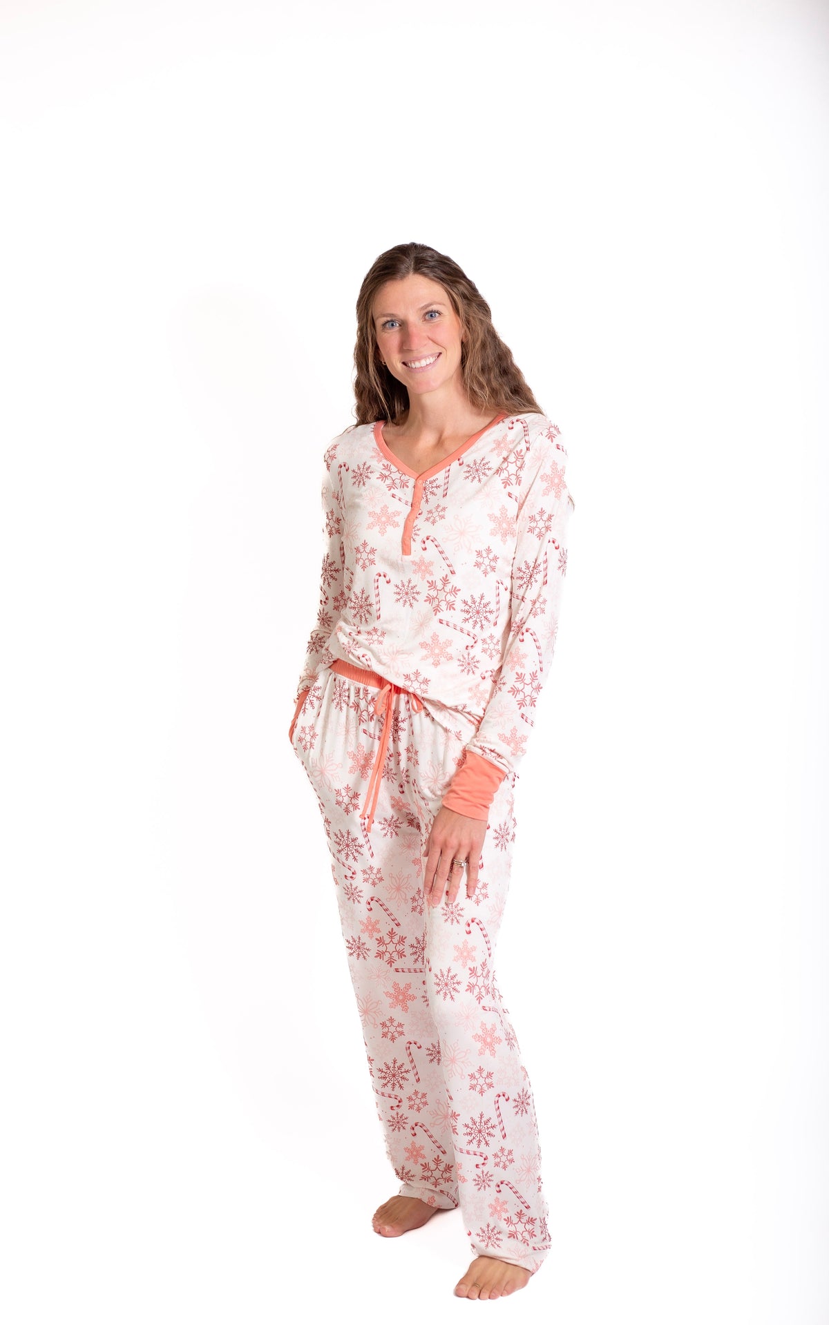 My First Candy Cane: Women's Pajamas: 2 Piece Bamboo Pajamas