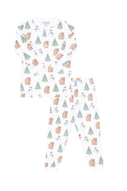 Wonderland Christmas Print pajama