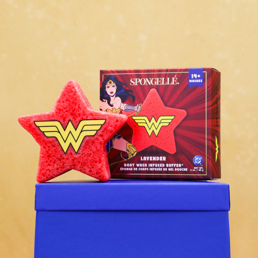 Wonder Woman™ Lavender Body Buffer | Dc Superhero