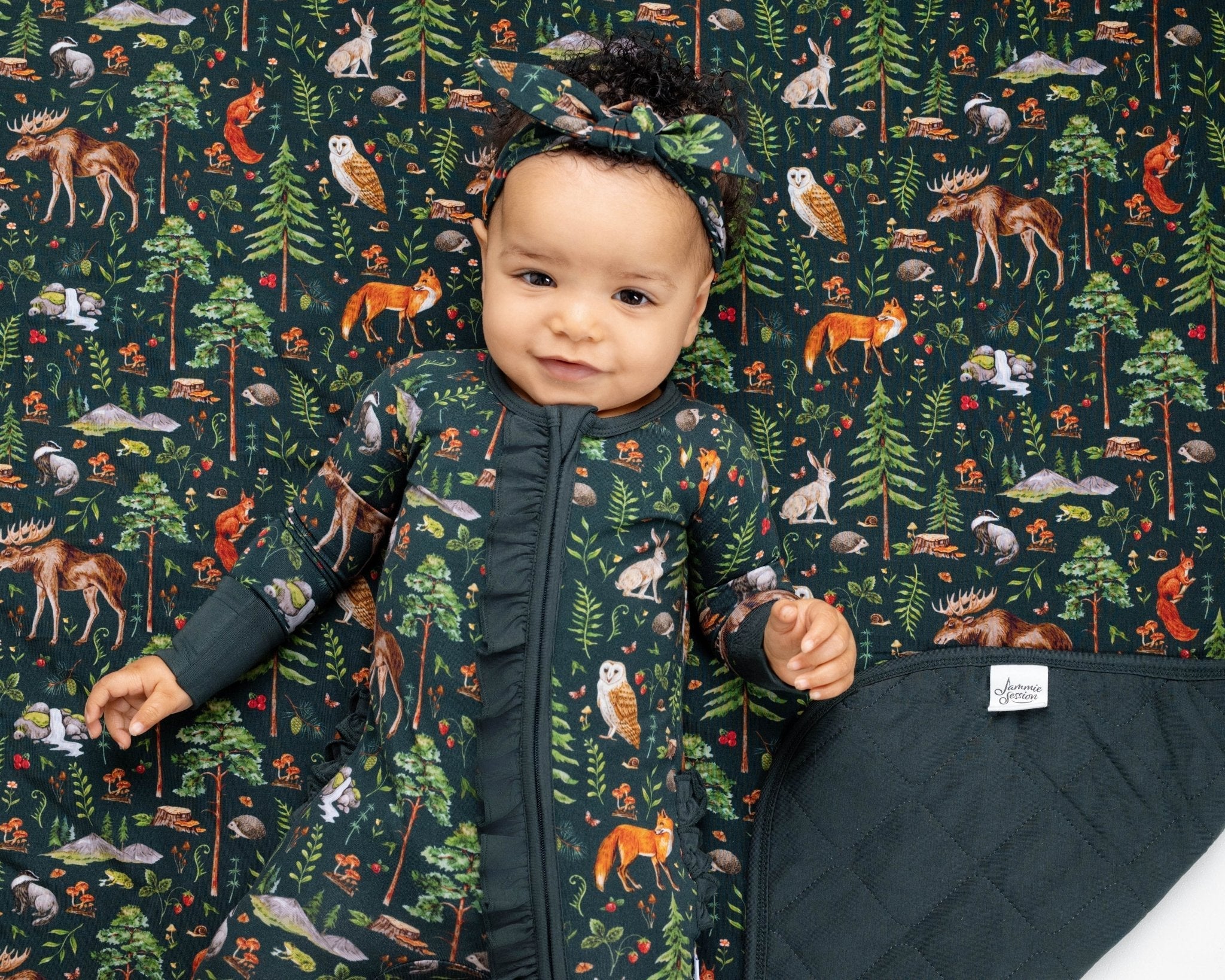 Wood You Be My Friend Ruffle Romper