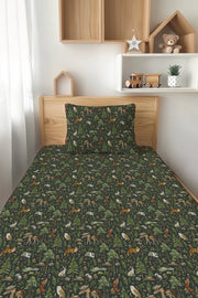 Wood You Be My Friend Twin Fitted Sheet And Pillowcase Set
