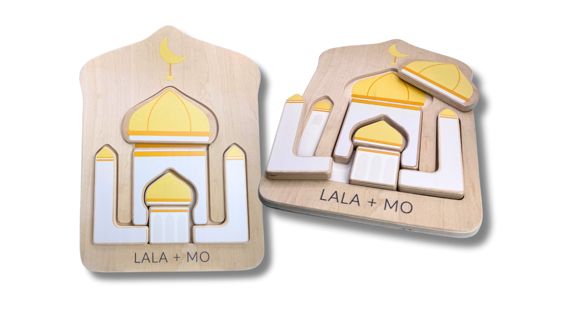 Chunky Islamic Block Puzzles (set Of Four)