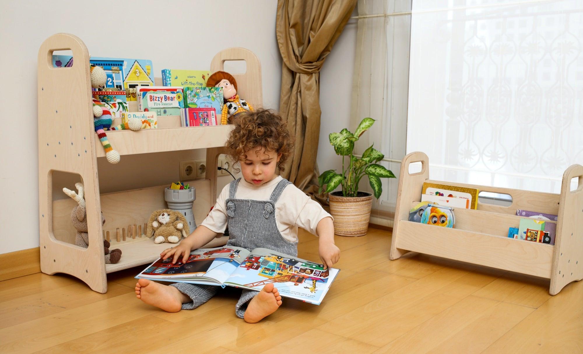 Wooden Bookshelf / Small-medium-large Size