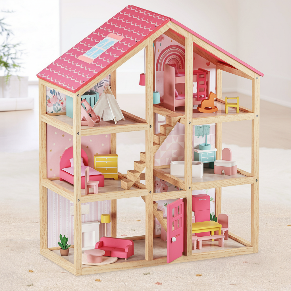 ® Sweetwood Dollhouse Without Dolls