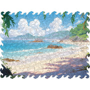 Wooden Jigsaw Puzzle Beautiful Sea Landscape