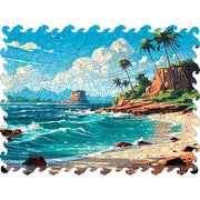 Wooden Jigsaw Puzzle Ocean View