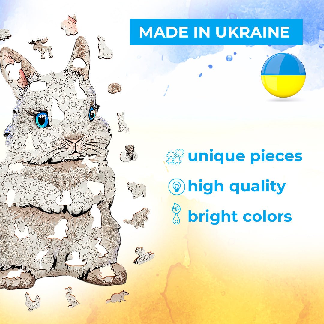 Wooden Jigsaw Puzzle Ara Parrot