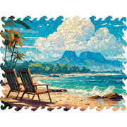 Wooden Jigsaw Puzzle Sea View