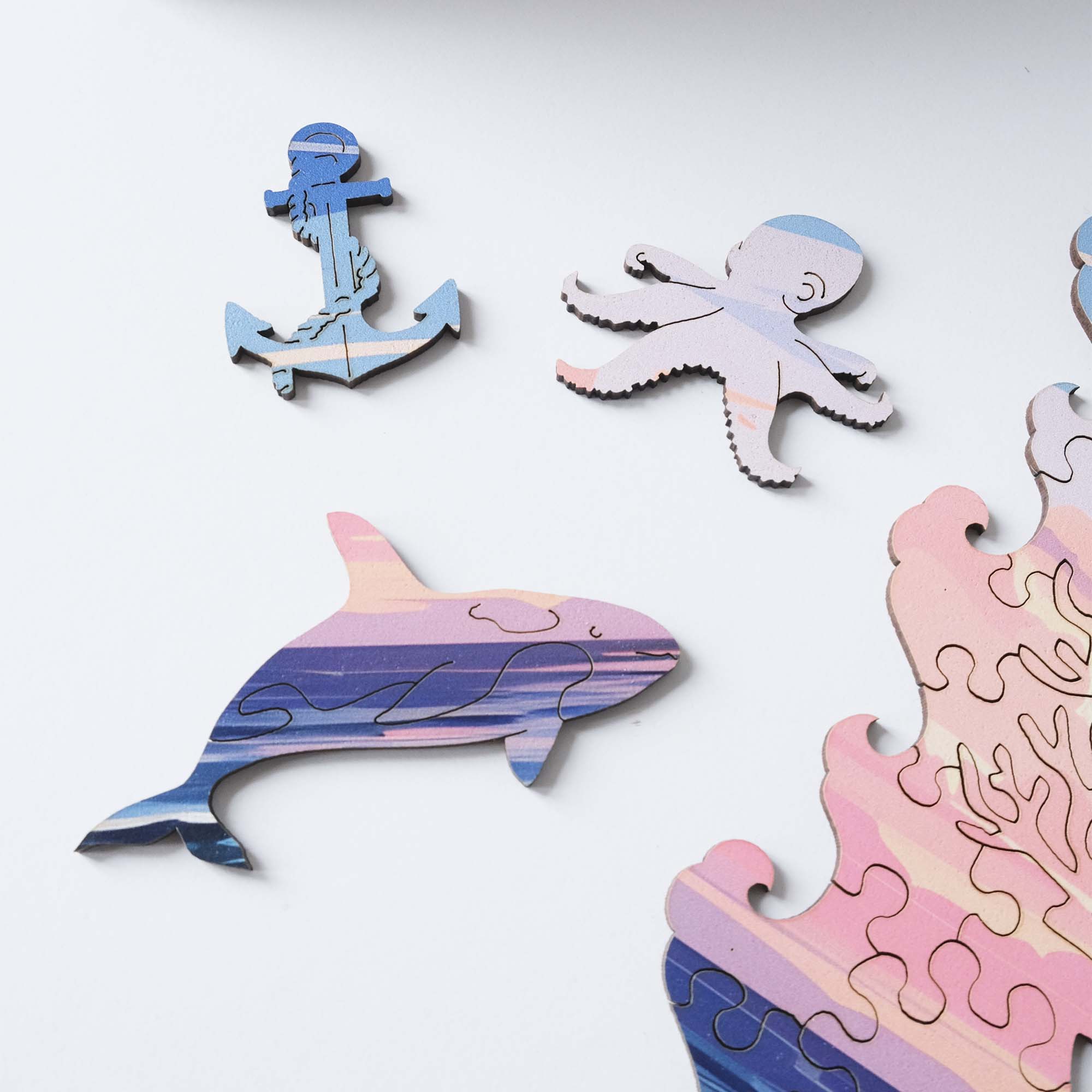 Wooden Jigsaw Puzzle Summer Beach