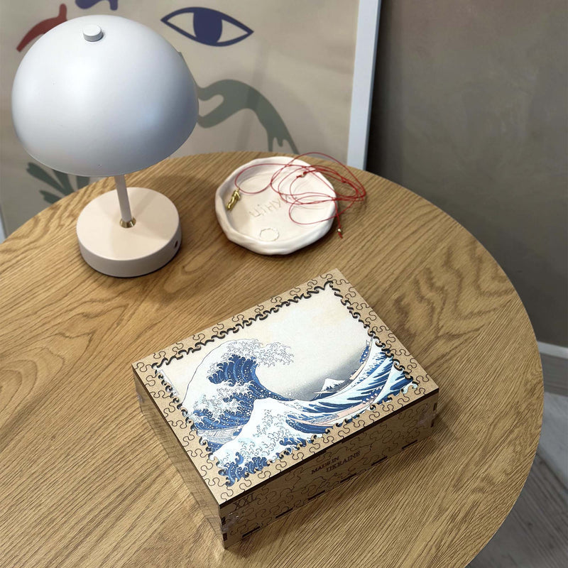 Wooden Jigsaw Puzzle The Great Wave Off Kanagawa (hokusai)