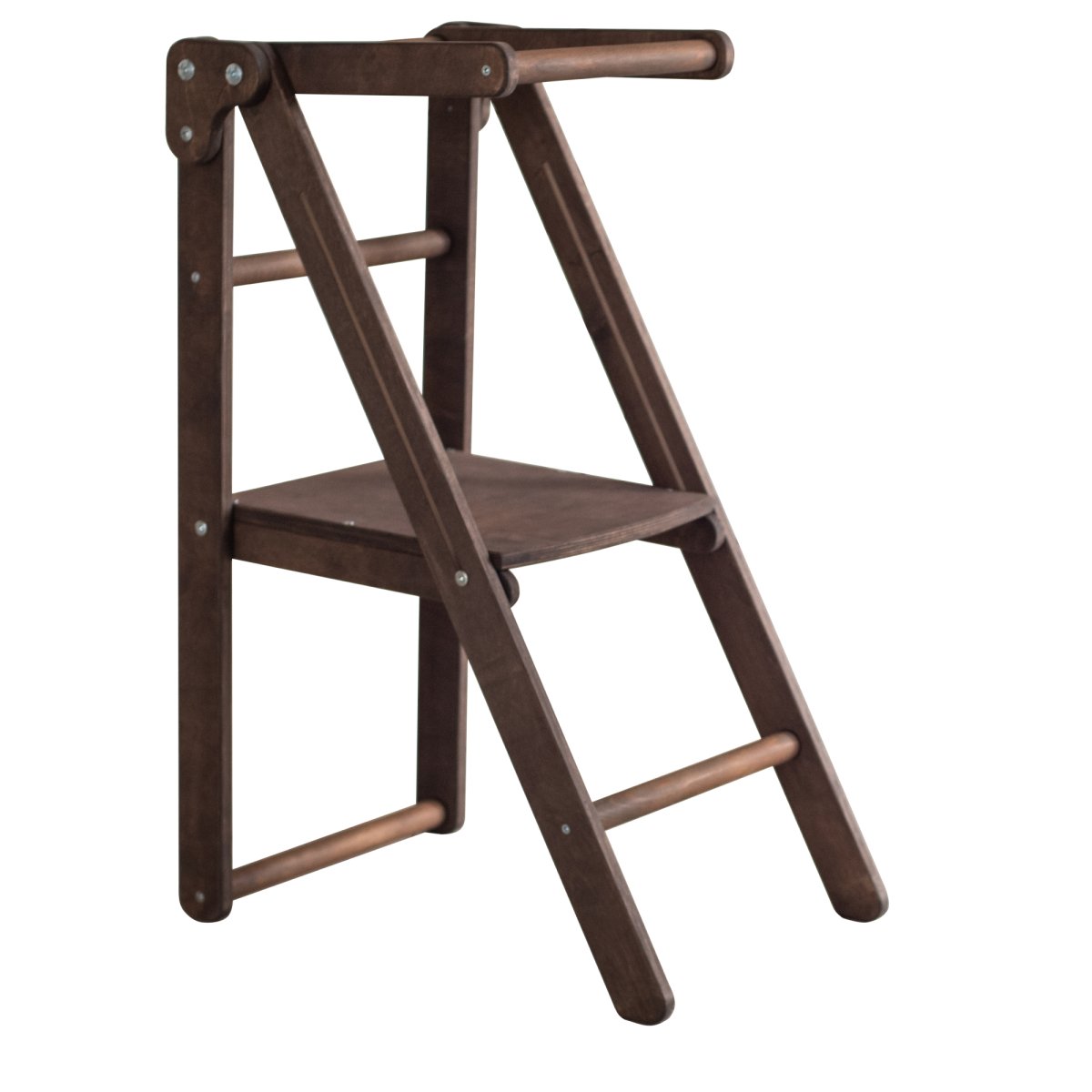 Foldable Toddler Tower - Chocolate