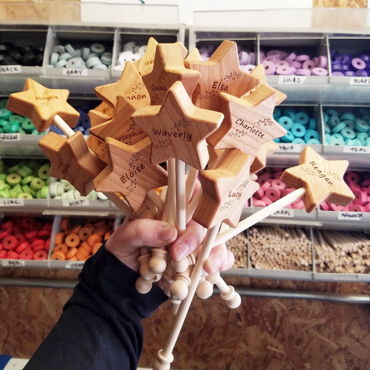 Wooden Star Wand