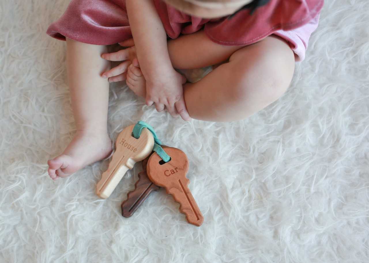 Wooden Toy Keys