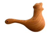 Organic Wooden Rattle Toy Chicken
