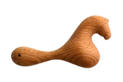 Organic Wooden Rattle Toy Horse
