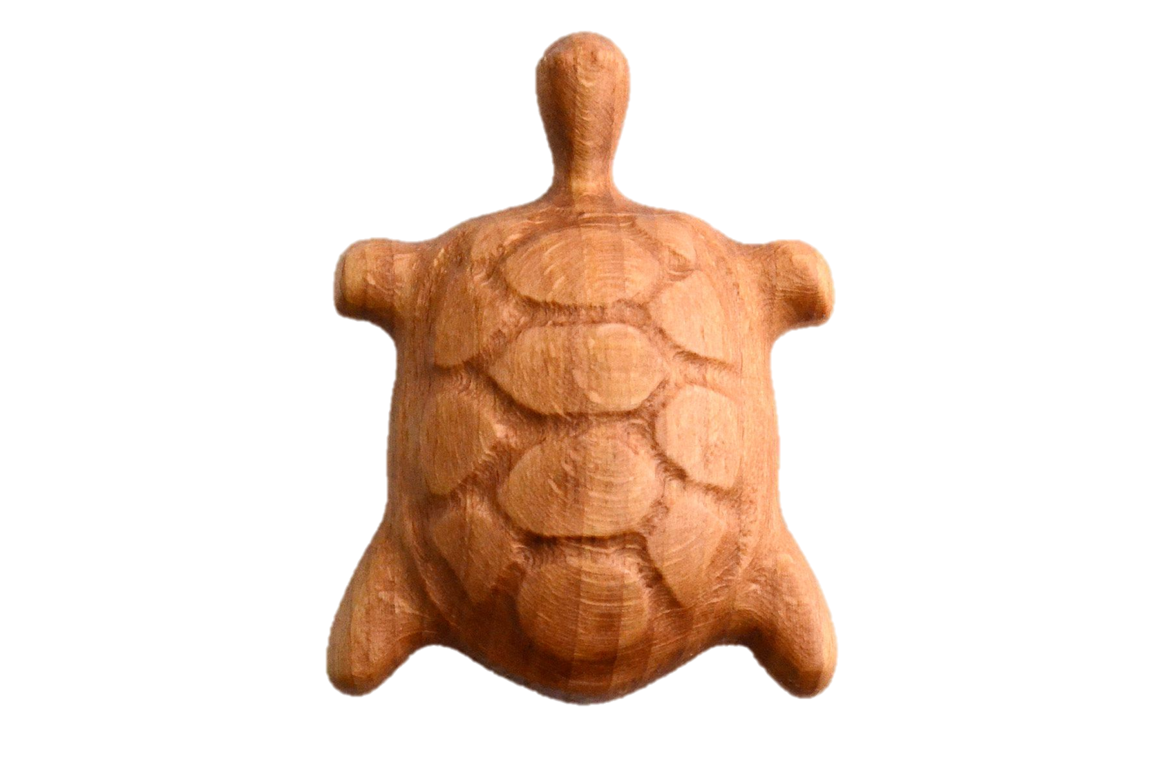 Organic Wooden Rattle Toy Turtle