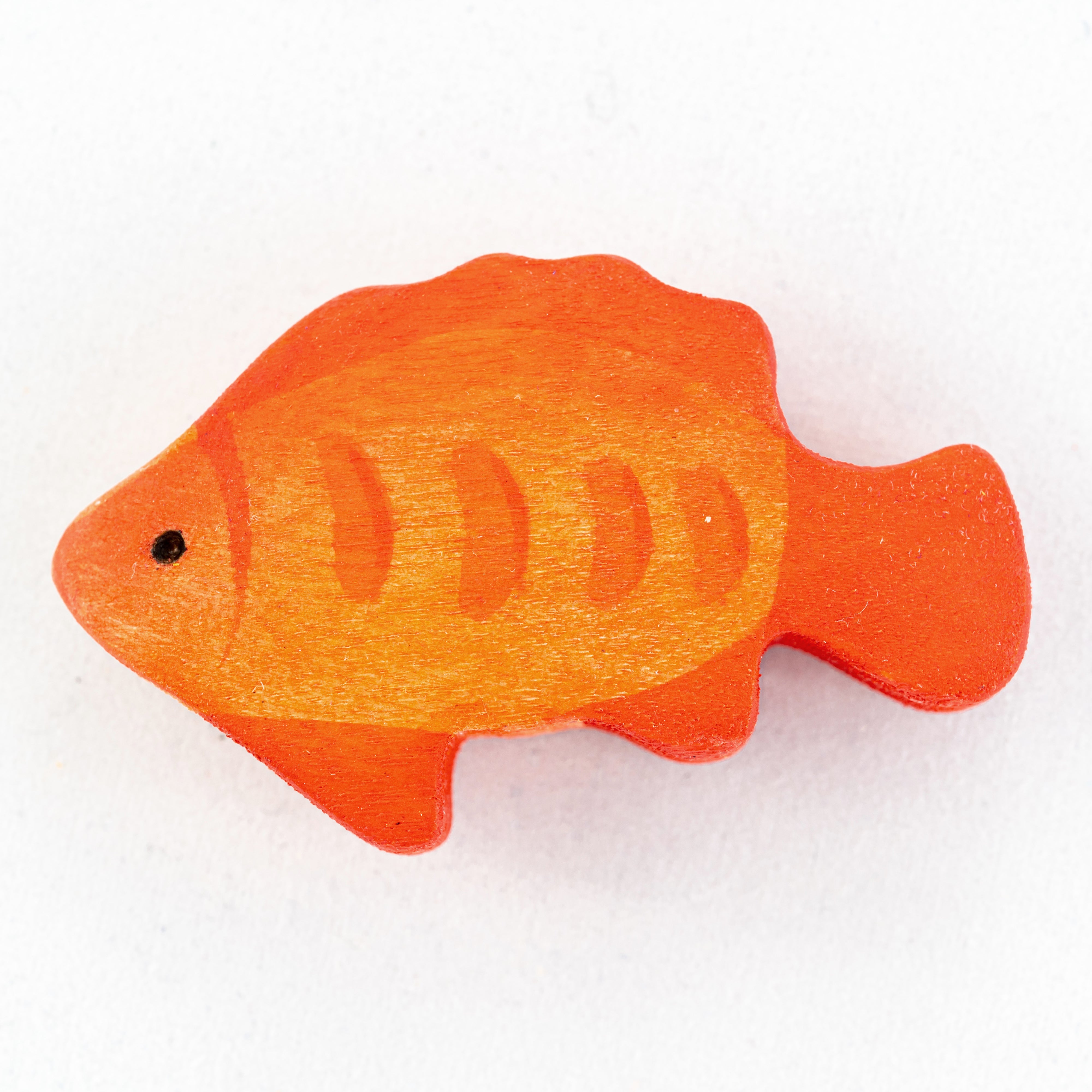 Wooden Fish Figurines Toys- 11 Pieces