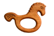 Organic Wooden Teether Toy Horse