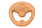 Organic Wooden Teether Toy Monkey