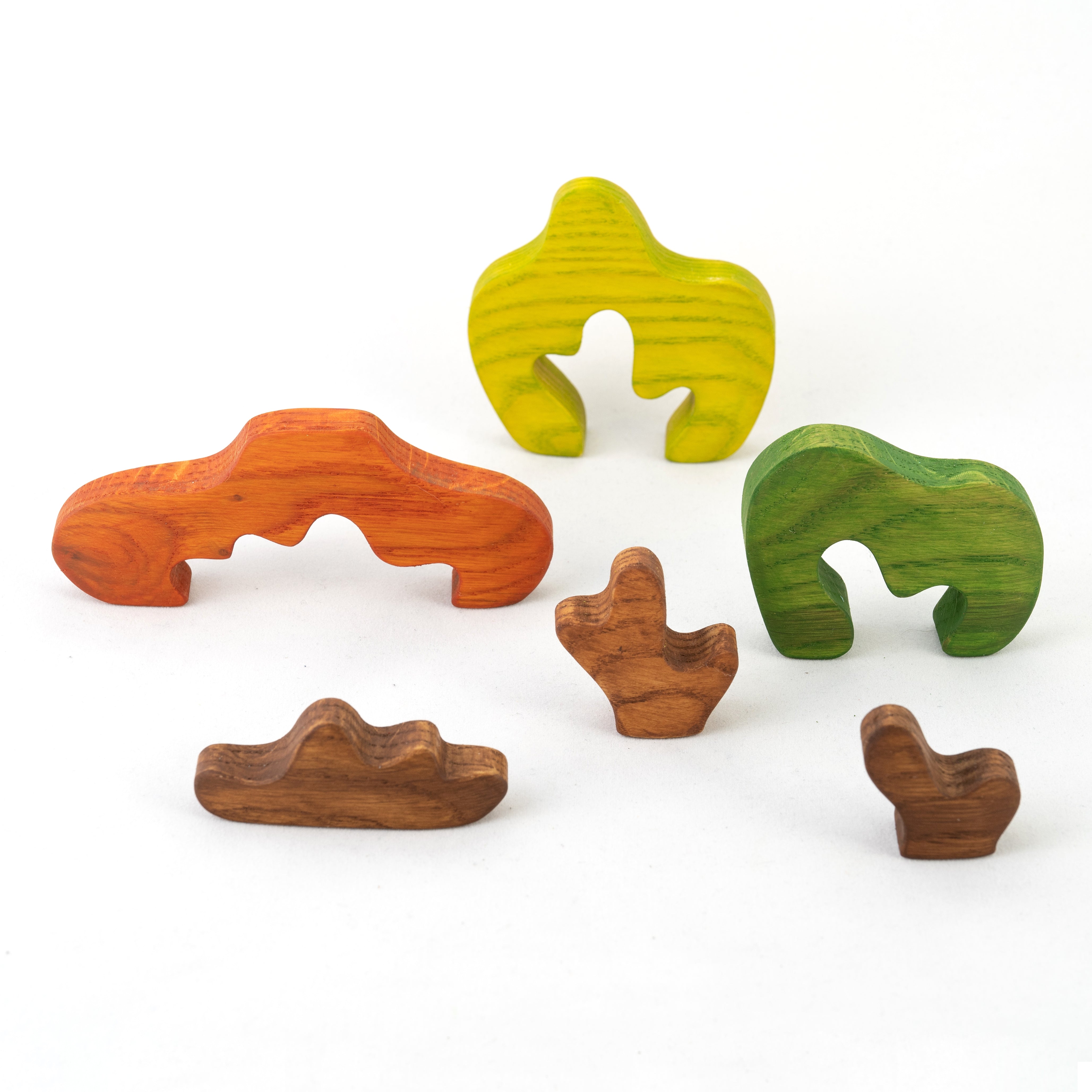 Wooden Bushes Set Puzzle