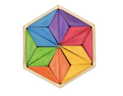 Wooden Rainbow Puzzle Goethe Star