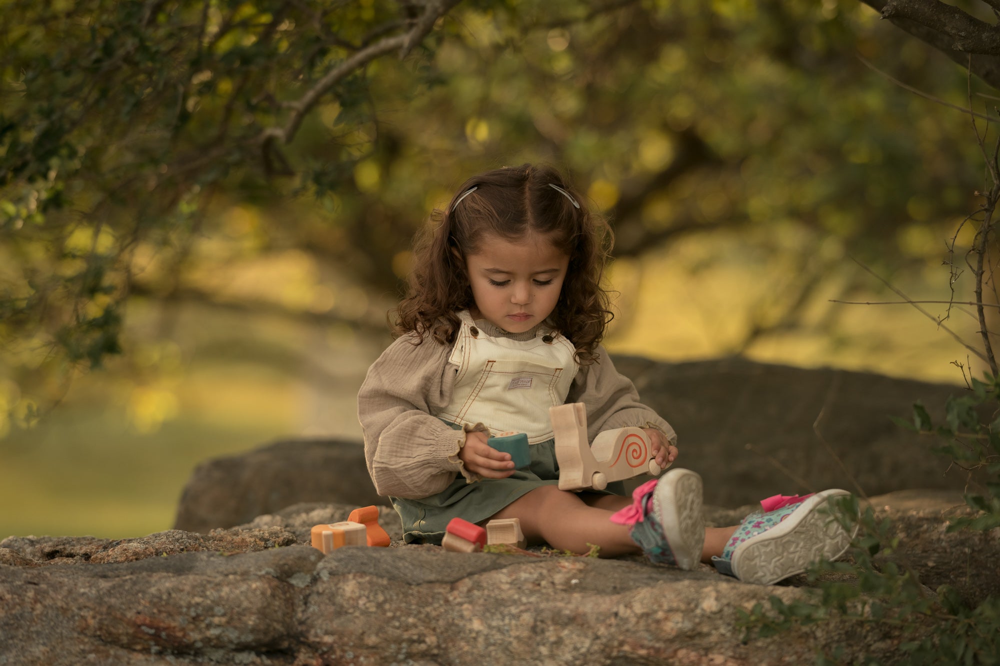 Waldorf Wooden Snail Puzzle — Set Of 6