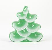 Handmade Wooden Small Christmas Tree With The Snow
