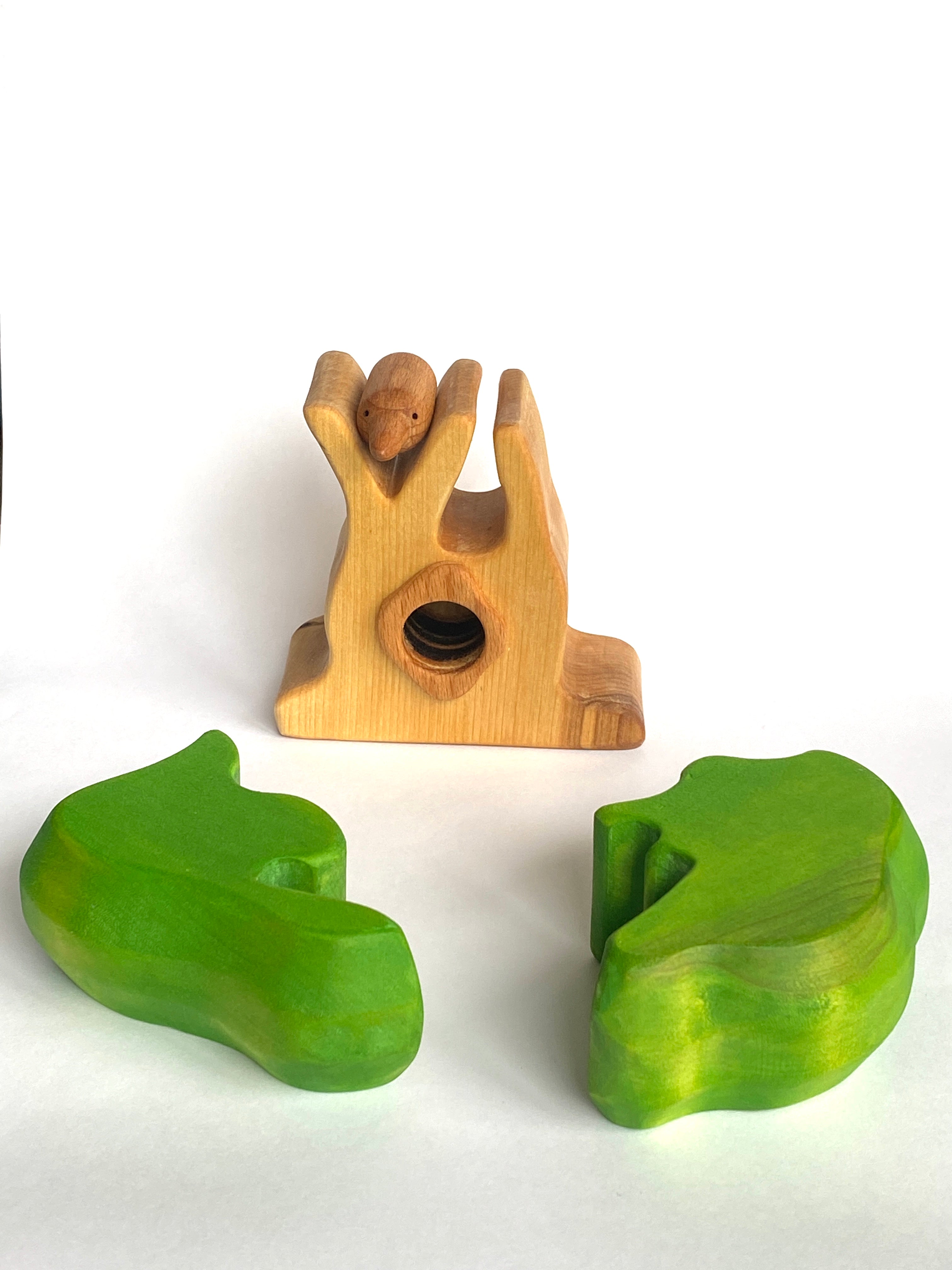 Handmade Wooden Oak Tree Puzzle With Duplo