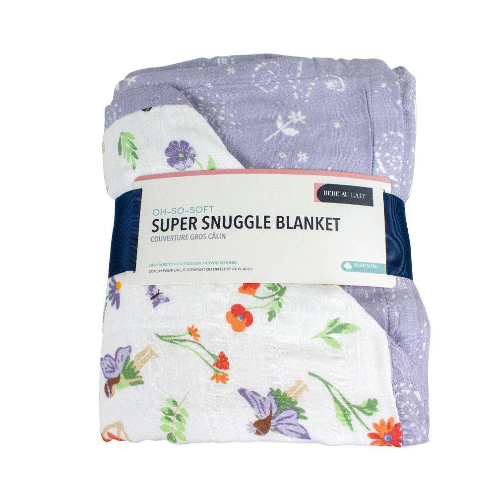 Woodland Fairy + Fairy Dust Oh So Soft Muslin Super Snuggle Blanket