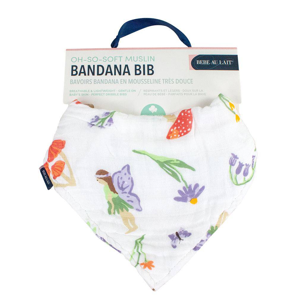 Woodland Fairy Muslin Bandana Bib