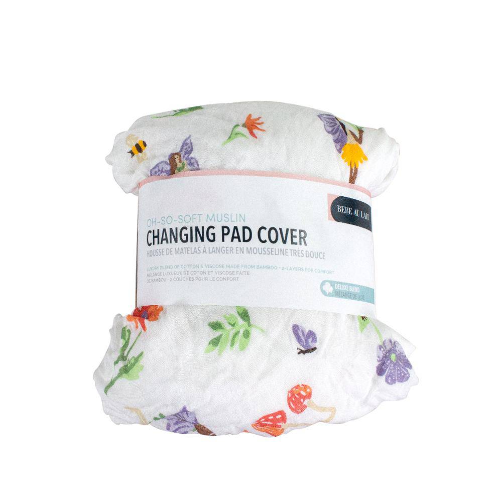 Woodland Fairy Oh So Soft Muslin Changing Pad Cover