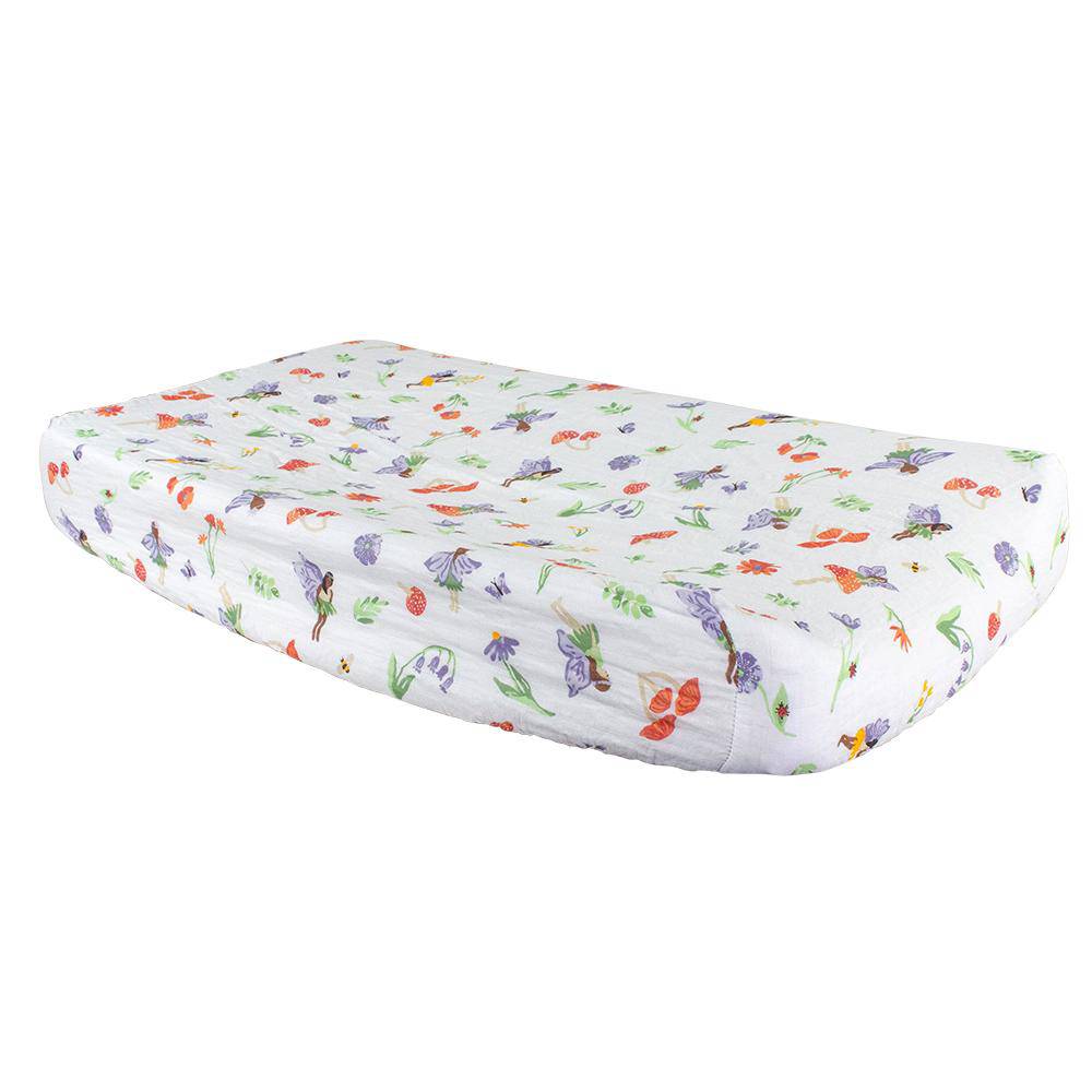 Woodland Fairy Oh So Soft Muslin Changing Pad Cover